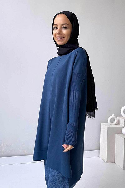 Ka Hijab Tunica Hijab Mira Mercerizata - Albastru Petrol