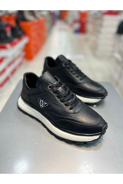 Hacıoğlu Ayakkabı حذاء كاجوال يومي من الجلد الطبيعي للرجال من Voyager