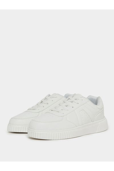 Styli Stitch Block Detailing Platform Sole Sneakers