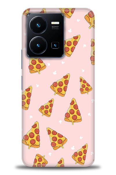 MRCİLETİSİM Tecno Spark Go 2023 Case Hd Printed Case - Pizza Slices