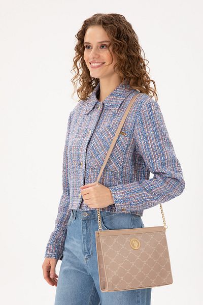 U.S. Polo Assn. Women's Mink Crossbody Bag 50300260 -Vr052