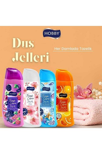 Hobby Fresh Care Shower Gel Series (Alcohol, Silicone, Paraben Free)