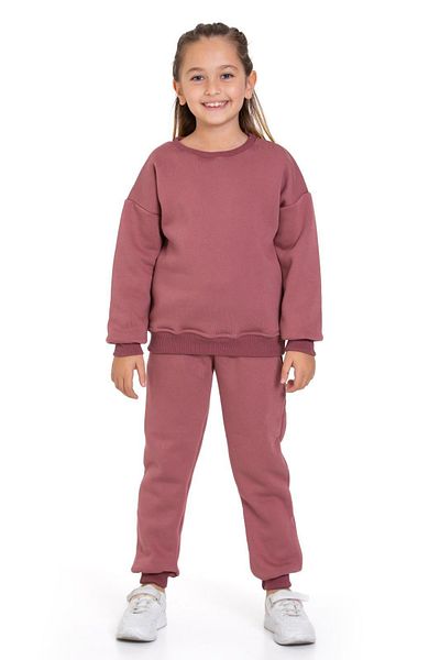 My Kids Wear Three Thread Pocket Crew Neck Top and Bottom Set
