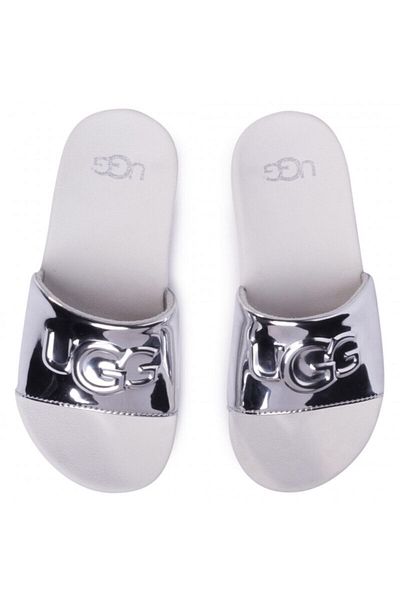 UGG Australia UGG GRAPIC SLIDES KIDS1101569K-SLVR