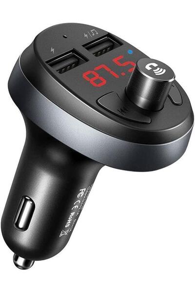 Mcdodo Cc-6880 Çift Usb Fm Transmitter Bluetooth Araç Şarj Cihazı Cc-6880