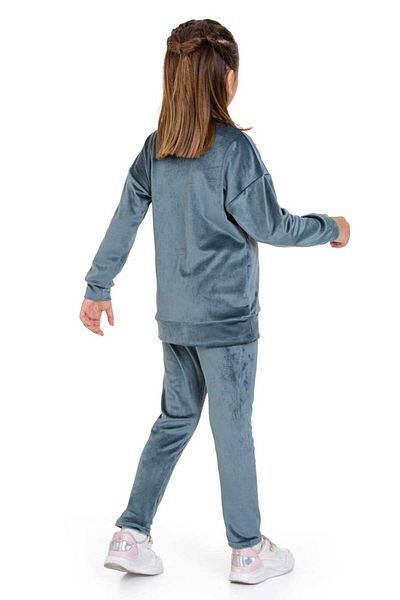 My Kids Wear Velvet Basic Solid Color Children's Set