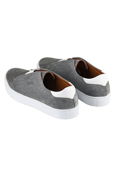 NOOSY Genuine Leather Gray Suede Men's Sneakers