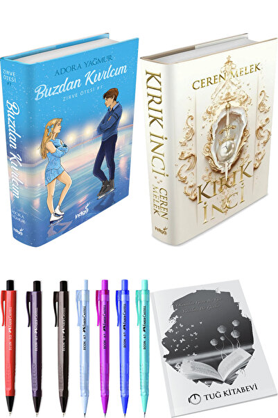 İndigo Kitap Buzdan Kıvılcım Ciltli ve Kırık İnci Ciltli + Hediyeli