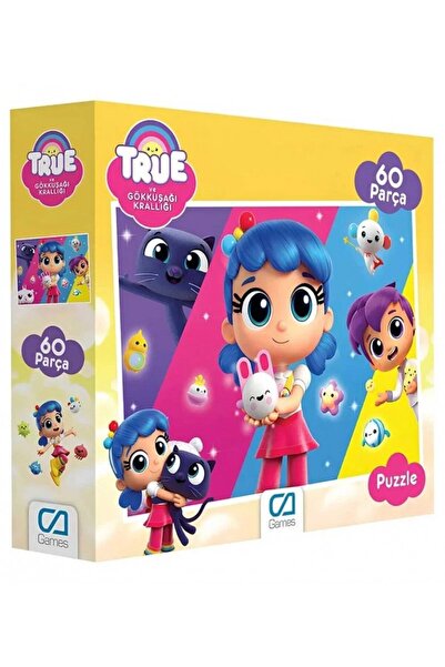 mavi su dünyası True ve Gökkuşağı Krallığı 60 Parçalı Puzzle - Mavi Su Dünyası