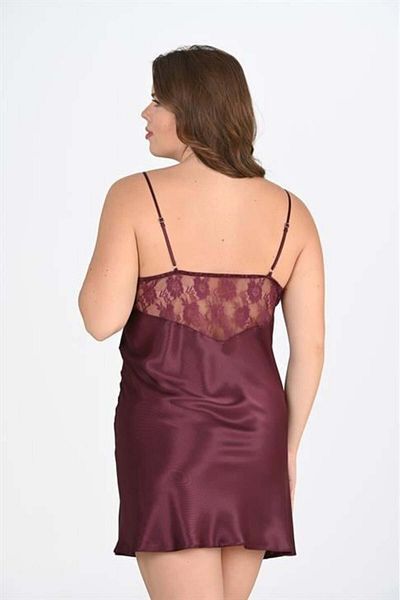 civetta Plus Size Plum Nightgown 2108