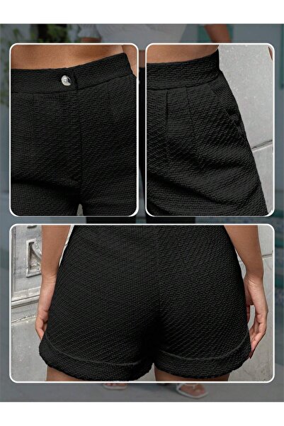 Moda ZR KADIN CEPLİ ŞANEL ŞORT PANTOLON