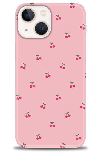 GMOtp حافظة آيفون 14 مطبوعة بدقة عالية - كرزات صغيرة