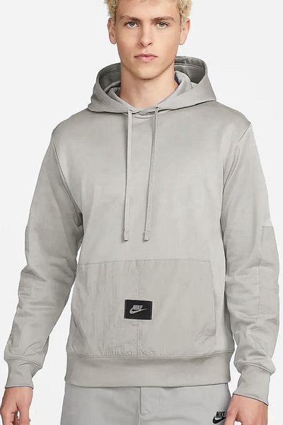 Nike Αθλητικά ρούχα Dri Fit Fleece Pullover Hoodie Ανδρικό φούτερ Ανδρικό φούτερ με κουκούλα μπεζ