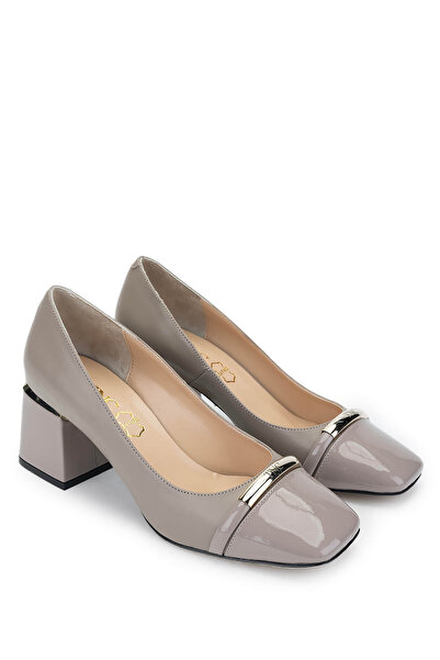 Tamer Tanca Kadın Hakiki Deri Vizon Topuklu Ayakkabı