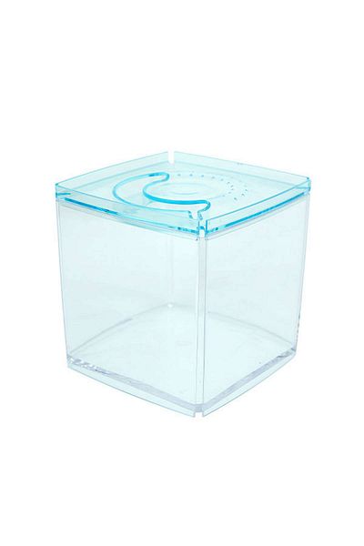 Ista Stylish Display Case - Square Tank - Blue Hnzrn