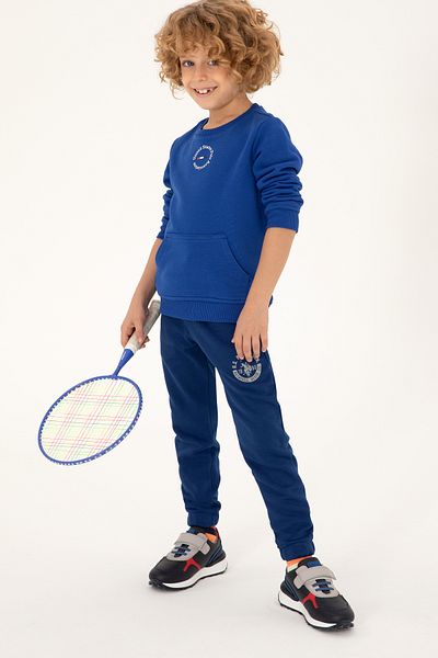 U.S. Polo Assn. بنطال رياضي نيلي للأولاد - 50293576 -VR028