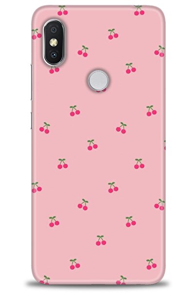 MRCİLETİSİM Xiaomi Redmi Note 6 Pro Kılıf HD Baskılı Kılıf - Minik Kirazlar +...