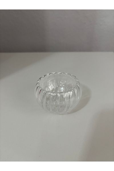SEVEN7 Double Wall Striped Turkish Delight Bowl Presentation Bowl 2Pcs