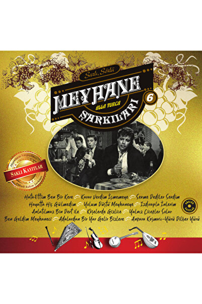 plakmarketi Sazlı Sözlü Meyhane Şarkılar 6 / Yorumcu: Ruşen Yılmaz