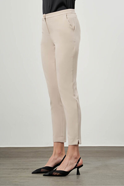 Mizalle Classic Bsc Beige Trousers