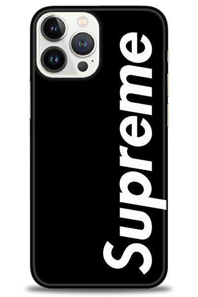 iPhone 13 Pro Kılıf - Supreme Siyah