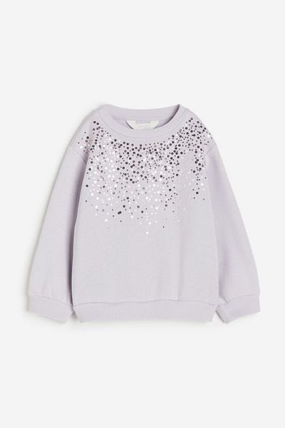 Zeyder Kids Girl's Sequin Sweatshirt