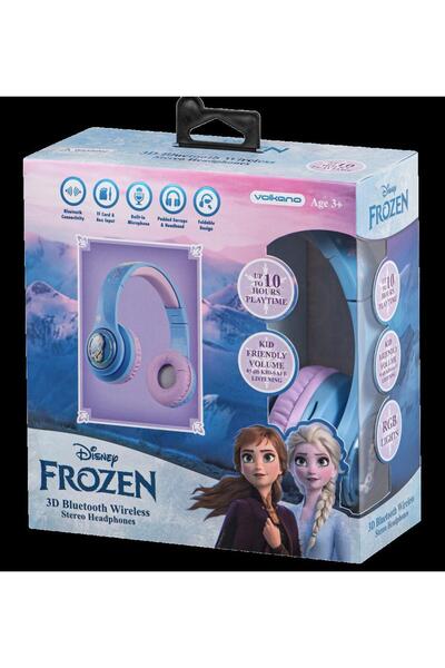 Volkano Bluetooth Kulaklık Disney Frozen Karlar Ülkesi Anna Elsa Mikrofonlu Kablosuz Çocuk Kulaklığı Lisansl