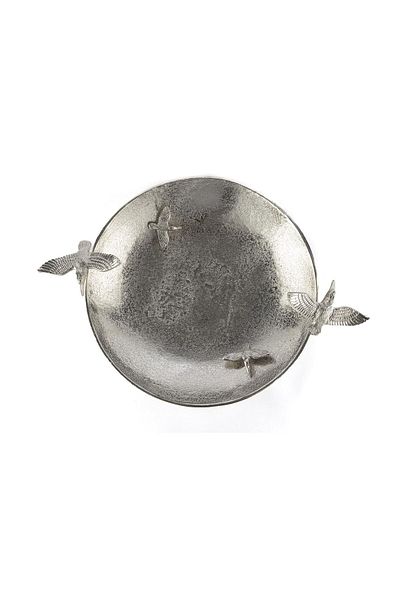 Mikasa Moor Bowl Decorative with Silver Birds 39*11 cm