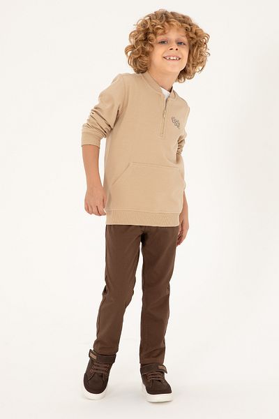 U.S. Polo Assn. Boy's Sand Half Zipper Sweatshirt 50293774 -Vr085