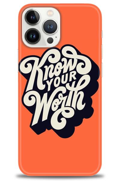 MRCİLETİSİM Tecno Spark 10 Pro Case Hd Printed Case - Know Your Worth