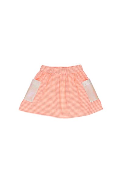 Panço Kız Oranj Dokuma Etek