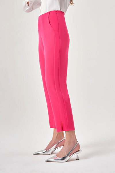 Mizalle Pensli Basic Fuşya Pantolon