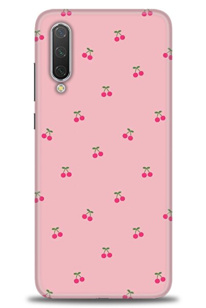 MRCİLETİSİM Xiaomi Mi 9 Lite Kılıf HD Baskılı Kılıf - Minik Kirazlar + Tam Ek...