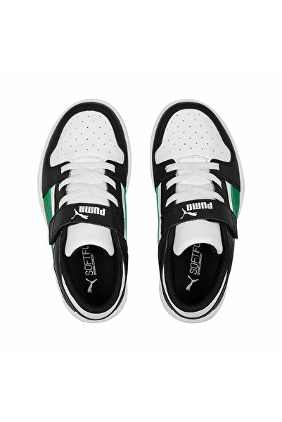 Puma 37049218 Pm Rebound Layup Lo SL V PS-PUMA White-Green-Black