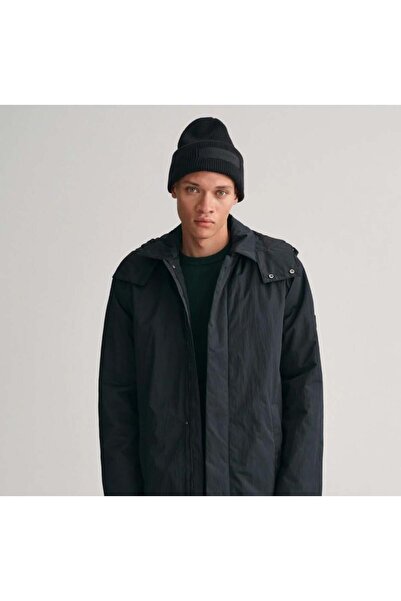 Gant Erkek Siyah Kapüşonlu Mont