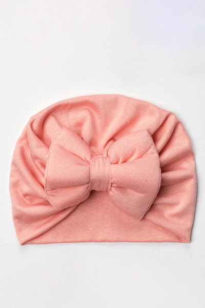 tinytrends Kız Bebek ve Çocuk Renkli Fiyonk Çift Kat Bone 1-18 Ay