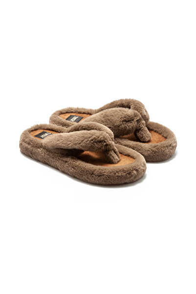Twigy Keti Women's House Slippers Dark Brown 37/41