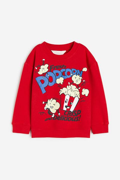 Zeyder Kids Boys' Popcorn Printed Sweatshirt