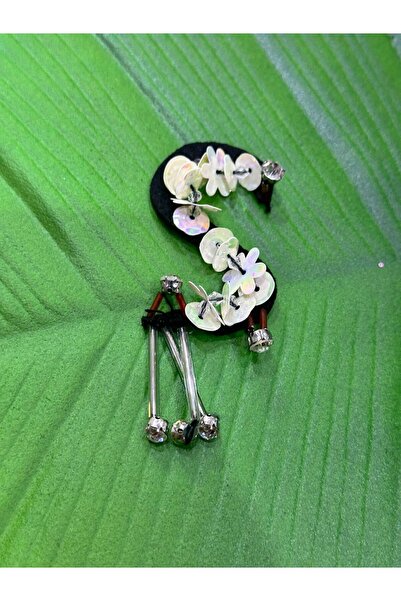 Gönülden Tasarım BUCĂȚI DE ZIRCON PIATRĂ ȘI FLUJURI DE PAILLETTE ȘIȚĂ S LETTE...