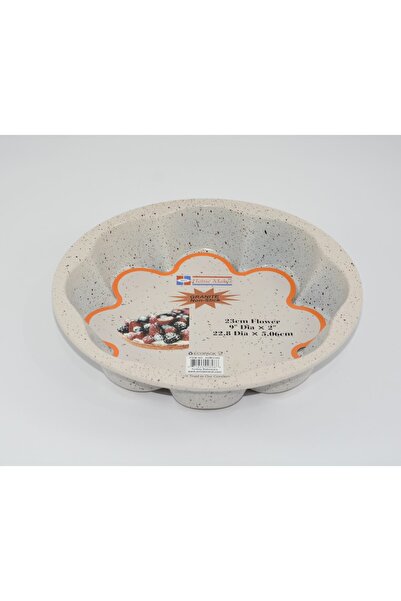 AVCI HOME MAKER مقلاة جرانيت غير لاصقة على شكل زهرة من هوم ميكر 23 سم - بيج