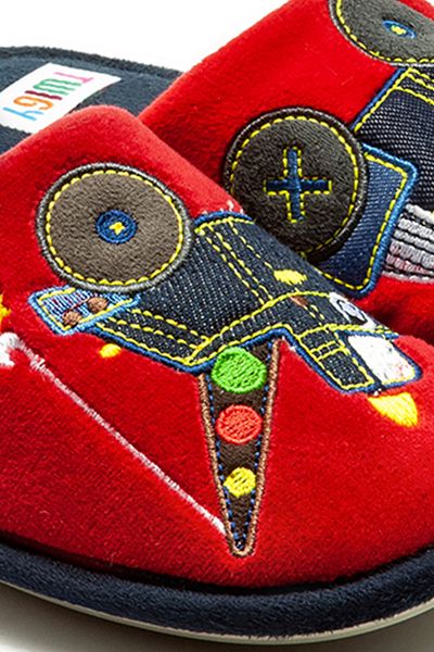 Twigy Red 30/35 Model Cata Tow Children's House Slippers