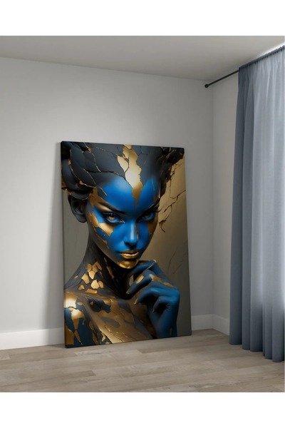 AR AJANS KANVAS TABLO Pictura pe pânză colorată pentru machiaj de coafură pen...