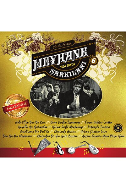 Genel Markalar Meyhane Şarkıları  Vol.6   (Plak)