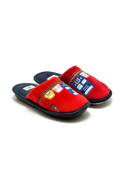 Twigy Red Kata Traffic Children's House Slippers - 30/35