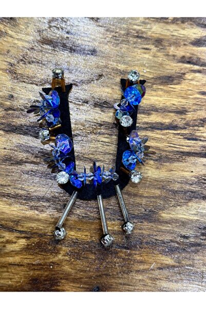 Gönülden Tasarım VEZ OD PERLA I SVETLICA, SLOVO U, UZOREK ZA UŠIVANJE, APLIKA...