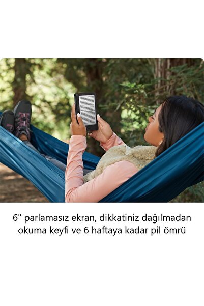 Amazon kindle Kindle Basic 2024 E Kitap Okuyucu 16 Gb Reklamsız 6"