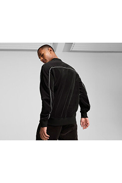 Puma Ferrari Race Mt7+ Jacket Erkek Günlük Ceket 62704301 Siyah