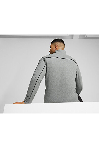 Puma Bmw Mms Mt7+ Sweat Jacket Erkek Günlük Ceket 62745303 Gri