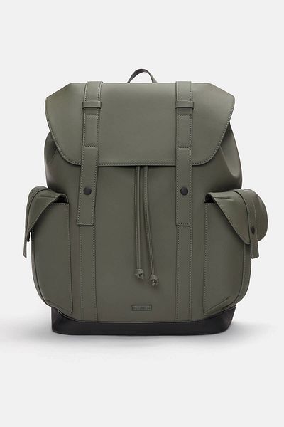 Pull & Bear Multi-Pocket and Coated Backpack