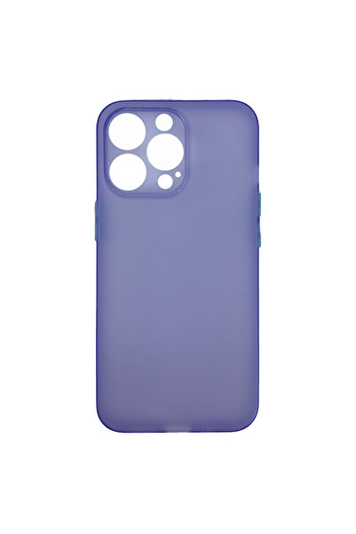 Nettech İphone 13 Pro Max Uyumlu Ultra Slim Arka Koruma Kılıf - Lila
